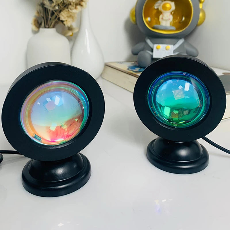 Sunset Projector Lamp - LED Mood Light for Bedroom & Photography