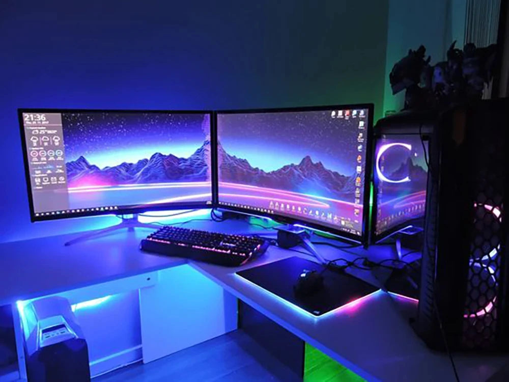 Bluetooth LED Strip Lights - App Controlled RGB Room Lighting