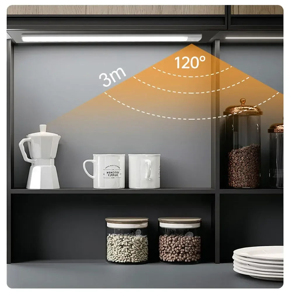 LED Motion Sensor Light Bar - Rechargeable Cabinet & Closet Light