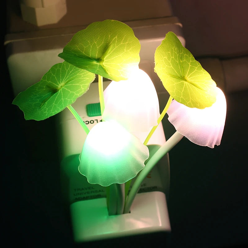 Sensor Mushroom Night Light - Auto LED Bedside Lamp