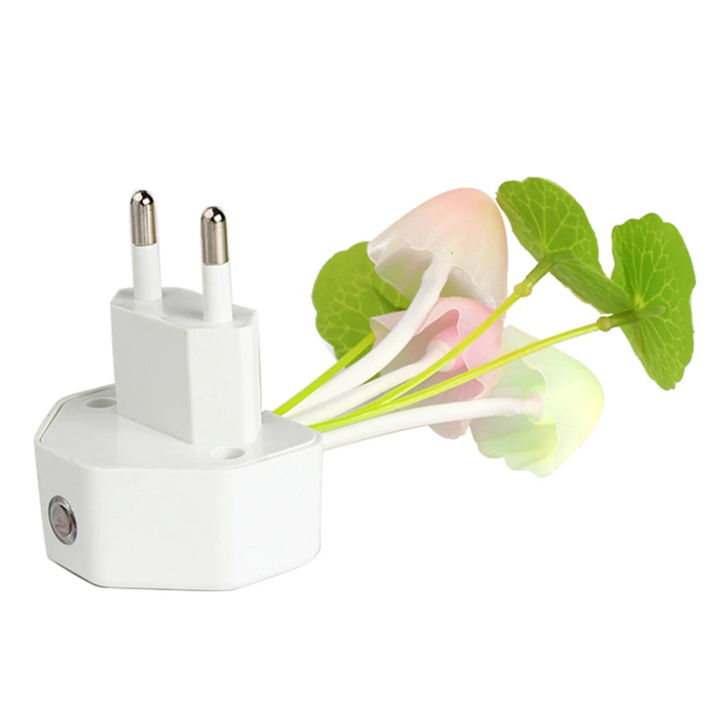 Sensor Mushroom Night Light - Auto LED Bedside Lamp