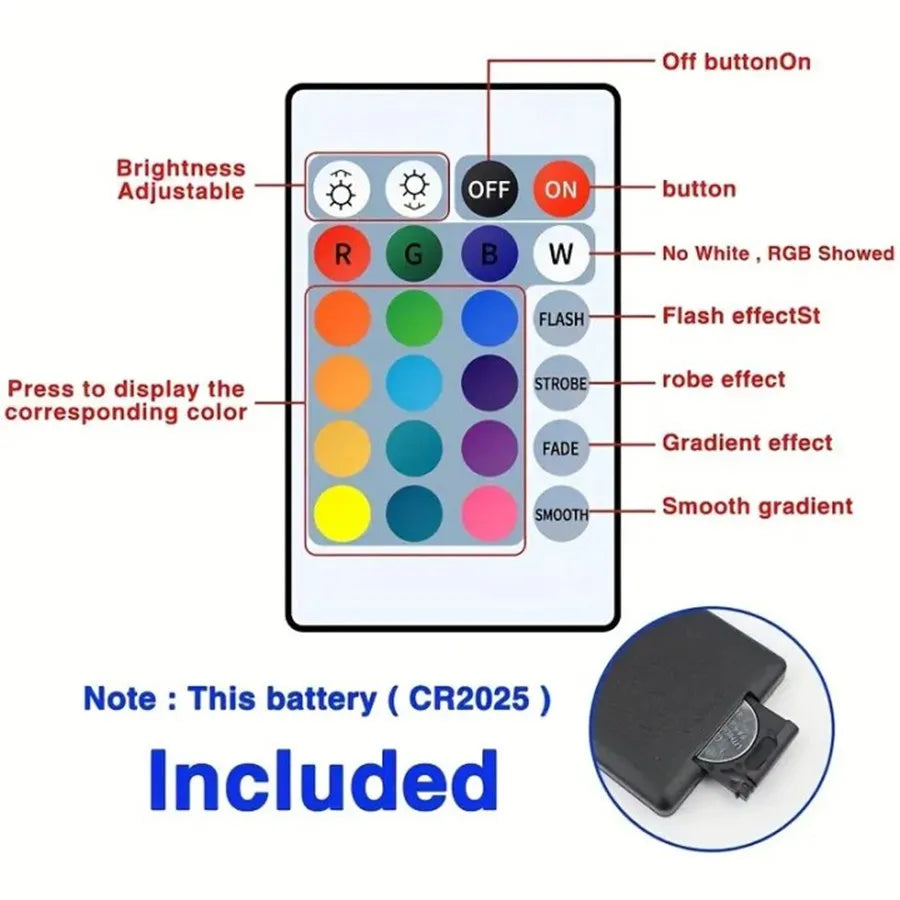 Bluetooth LED Strip Lights - App Controlled RGB Room Lighting
